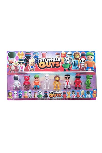 OEM Set 8 Figurine Stumble Guys, multicolor, 6 cm