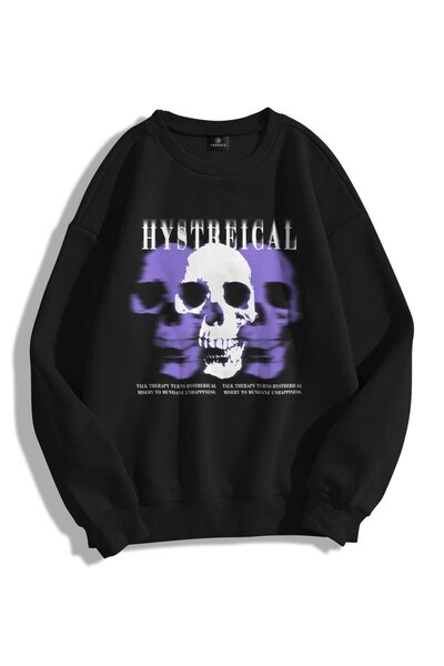 kahire Φούτερ με κουκούλα Unisex Hysterical Crew Neck