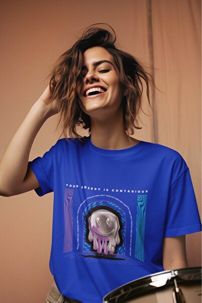 ArtYus TRIOCĂ CU MÂINĂ SCURTĂ CU Gât rotund, imprimată prin transfer, cu text...