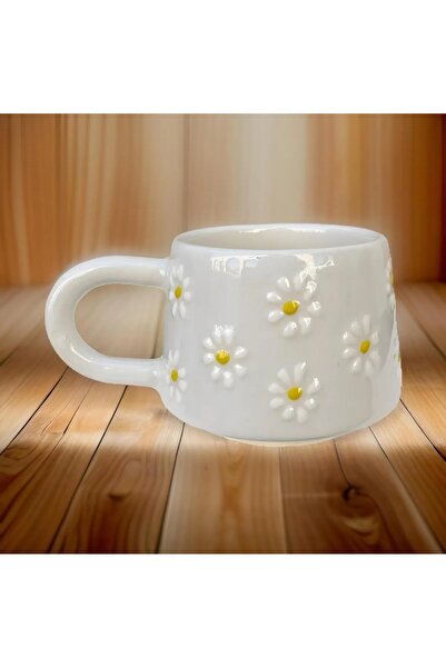 OLİGARK Classic Meadow Daisy Ceramic Mug Cup Mug