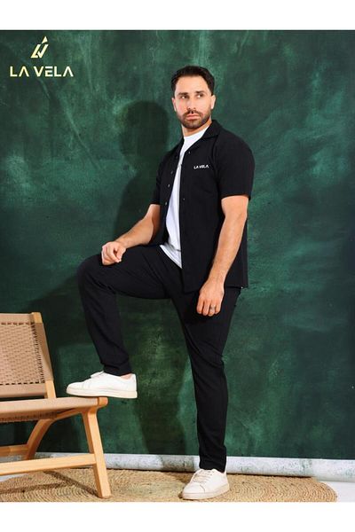 La Vela Oversize Shirt and Pants Set