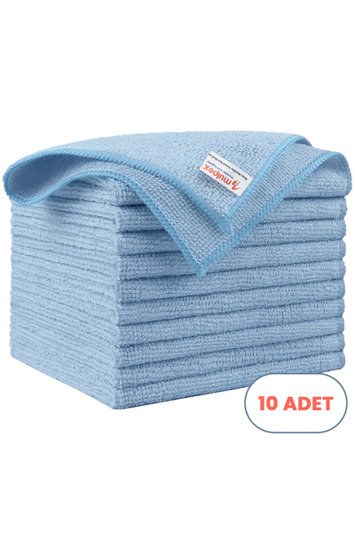 Mulpex Krpa za čišćenje od mikrovlakana 10 komada - 40x40 cm, 375 GSM, sjajna...