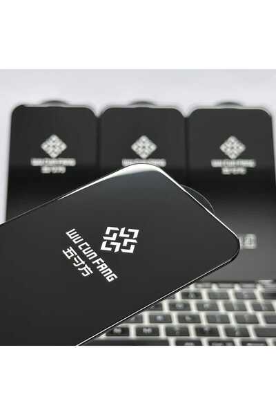 WFC iphone 13 / 13 Pro / 14 / 16e Uyumlu Tam Kapatan Anti Statik Kırılmaz Cam...