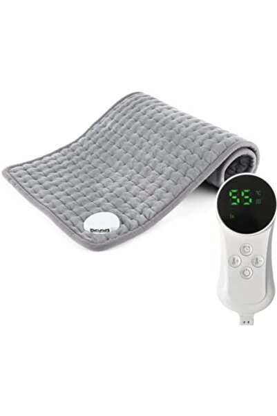 NEXIFY King Size Heating Pad for Back Pain & Cramps Relief(12"×24"), Machine Washable Silvery Gray
