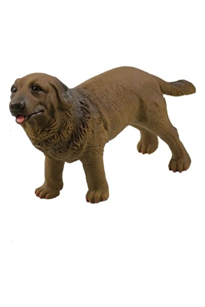 MASHASHOP Figurină Câine, Realistă, Maro Închis, 25 cm