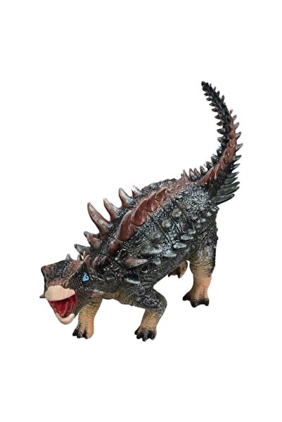 MASHASHOP Figurină dinozaur Ankylosaurus cu sunete, maro, 56 cm