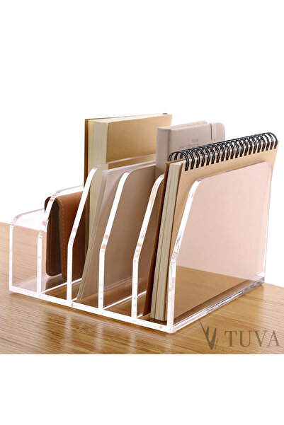 TUVA REKLAM Tuva - 5 Compartment Modern New Generation Organizer Table Top Cabinet Organizer |   Elite Decoration