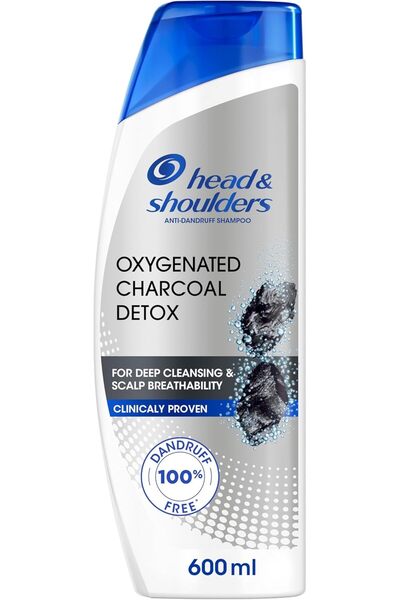 Head & Shoulders Charcoal Detox Anti-Dandruff Shampoo, 600ml