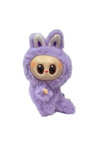 MASHASHOP Figurină de pluș Labubu Monștrii, violet deschis, 20 cm