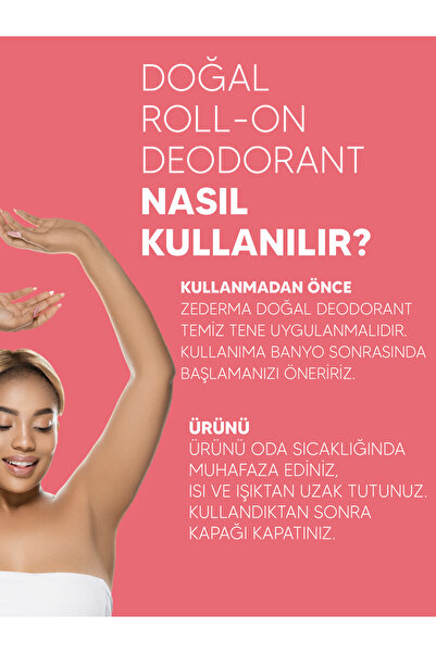ZEDERMA Doğal Roll-on deodorant