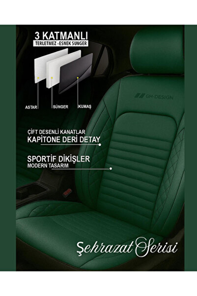 Galaxy Nissan Pulsar Compatible Sharazad Series Auto Seat Cover