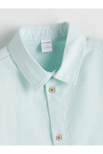 LC Waikiki Short Sleeve Basic Boy's Shirt