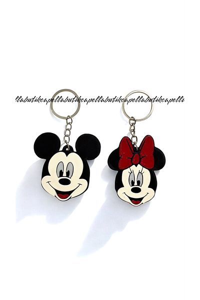 Capella Mickey and Minnie Mause Couple Keychain Dear Friend Keychain