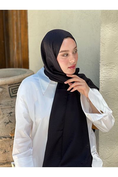 Modakaşmir Silky Jacquard Series Path Pattern Shawl