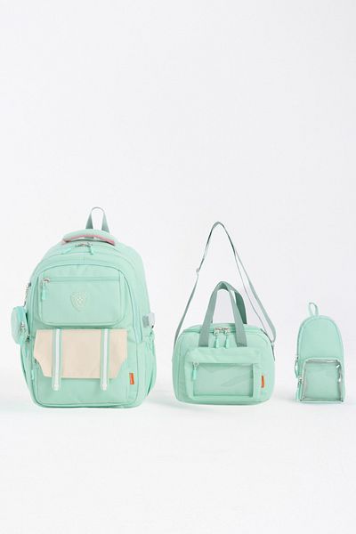 Roxbros Girl's School Bag Set & Boy's Backpack Pen Holder and Thermal Nutrition Primary School Bag