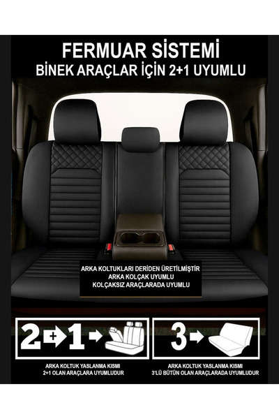 Galaxy Nissan Pulsar Compatible Sharazad Series Auto Seat Cover