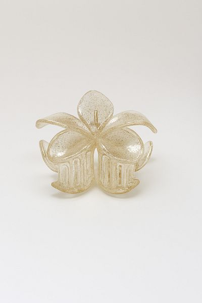 TAYEM Lotus Latch Buckle, Flower Buckle with Glitter Detail