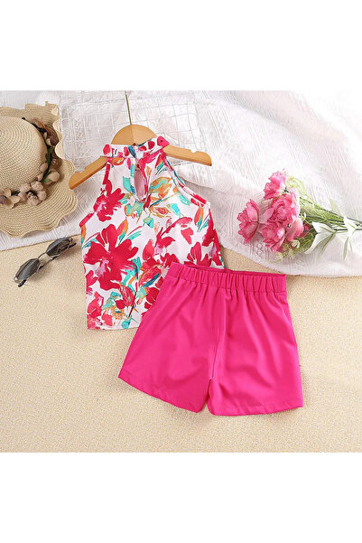 Generic MiniMe Two-Piece Clothing Set for Girls | 36–48 Months | Pink | Cotton/Polyester Blend