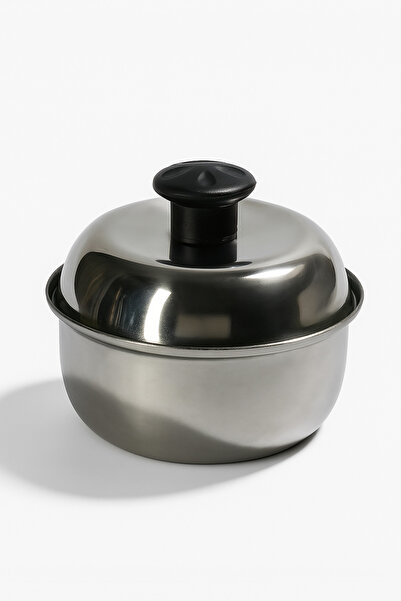 Armağan Stainless Steel Sugar Bowl & Spice Bowl & Sauce Bowl 2 Pieces 8X6 cm