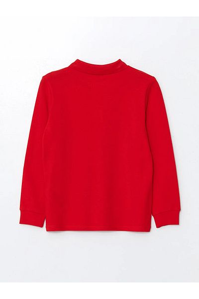 LC Waikiki Lcw Kids Red Polo Neck Boy's T-Shirt