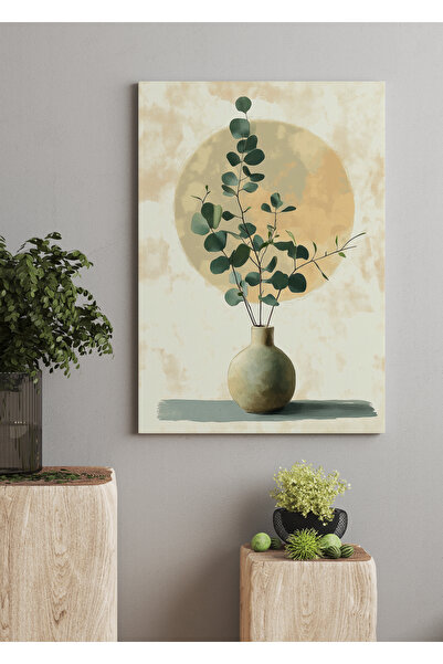 Design Art House Modern Tasarım Yüksek Kalite Ev Ofis İşyeri Dekorasyon Vazo ve Çiçek Detaylı Tablo