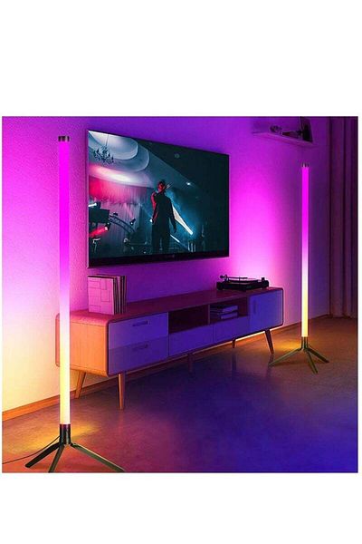 COOYA Colourful Floor Lamp Dazzling,Intelligent Contro,Music Pulsing,Lasting Use,for Living Room Bedroom