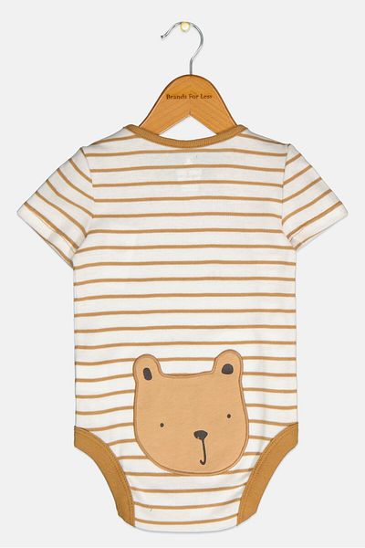 GAP Toddlers Boy Striped First Favorites Bodysuits, Multicolor