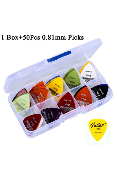 Choice12 1 Box and 50 0.81mm 50Pcs/Set Electric Guitar k Acoustic Music ks Pl...