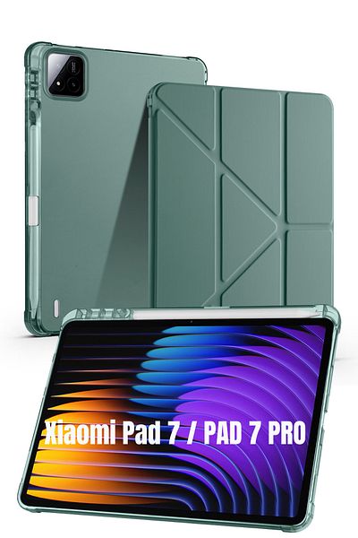 İncisoft Xiaomi Pad 7 / Pad 7 Pro Compatible Case Smart Cover with Pen Compartment, Stand and Sleep Mode