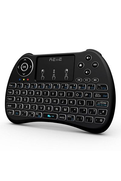 OEM Mini illuminated wireless keyboard with touchpad, Reiie H9+