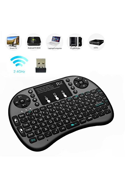 OEM Mini wireless keyboard Smart TV, PC, tablet, PS3, touchpad compatible with Android, Rii i8+