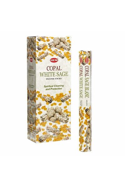 Hem Set Betisoare Parfumate Copal White Sage 120 Buc