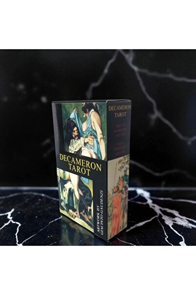 Kuzey Tacı بطاقة ديكاميرون تاروت ممتعة وغامضة VIP 10.5 سم