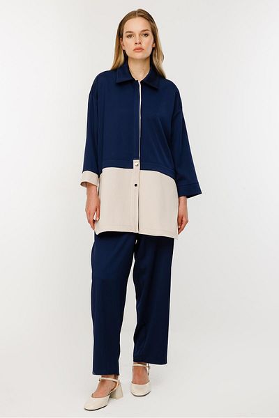 Ghisa Shirt Collar Suit Dark-Beige