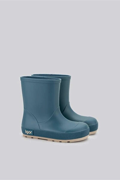IGOR Boy's Yogi Classic Rain Boots - Petrol Blue