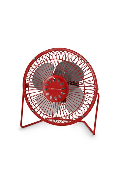 ESPERANZA ventilator de birou, alimentat prin USB, 2,5 W, roșu