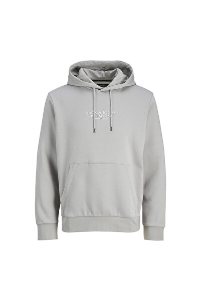Jack & Jones Ανδρικό φούτερ σε γκρι χρώμα (12216335-DRL)