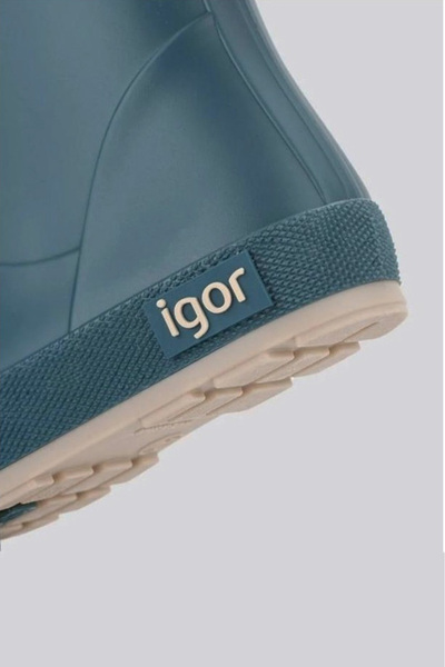 IGOR Boy's Yogi Classic Rain Boots - Petrol Blue
