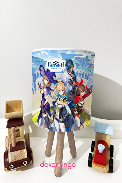 dekomingo Genshin Impact Patterned Children's Room Lamp Shade