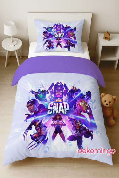 dekomingo MARVEL SNAP DESENLİ ÇOCUK ODASI NEVRESİM ( ÇARŞAFSIZ )