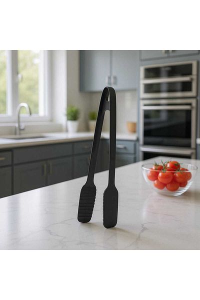 Ar Armese Teflon Tongs Heat Resistant Kitchen Tongs Fireproof Non-Stick Teflon Kitchen Utensils 30cm 220 ° C.