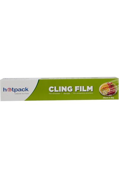 Hotpack Cling Film 45cm (18 inch) - 2kg Gross Weight Food Wrap