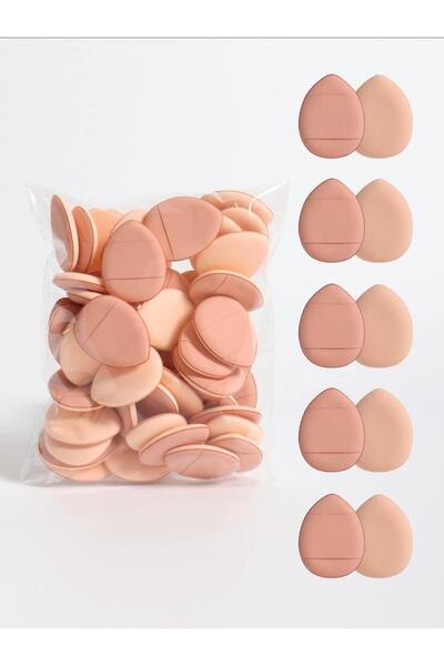 Choice11 yellow 20pcs Finger Air Cushion Sponge Powder Puff Set, Makeup Puff,...