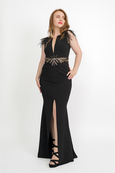 Fofy Rochie lungă elegantă tip sirenă Noella - - M(36)