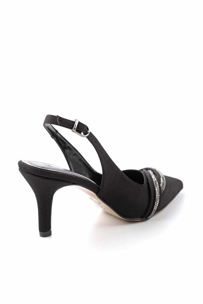 Bambi Mattschwarze Damen-Abendschuhe K01231311438