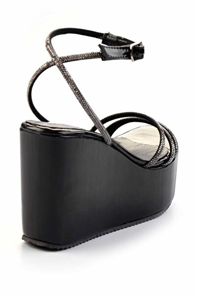 Bambi Black Platinum Women's Sandals K05534008108