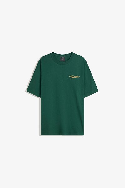 Bershka Short sleeve Cadillac print T-shirt