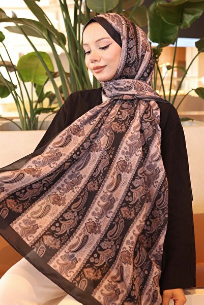 benguen Ethnic Patterned Shawl Mink İpk115