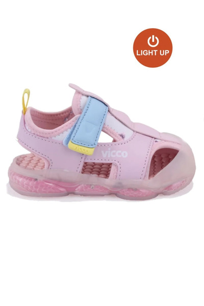 Vicco Live Işıklı Kız Bebek Pembe Sandalet (332.B25Y.217-05)