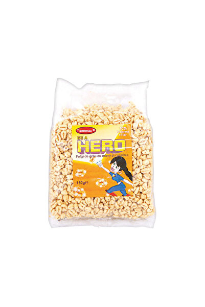 Hero Fulgi de grau Rommac cu miere si caramel 150g